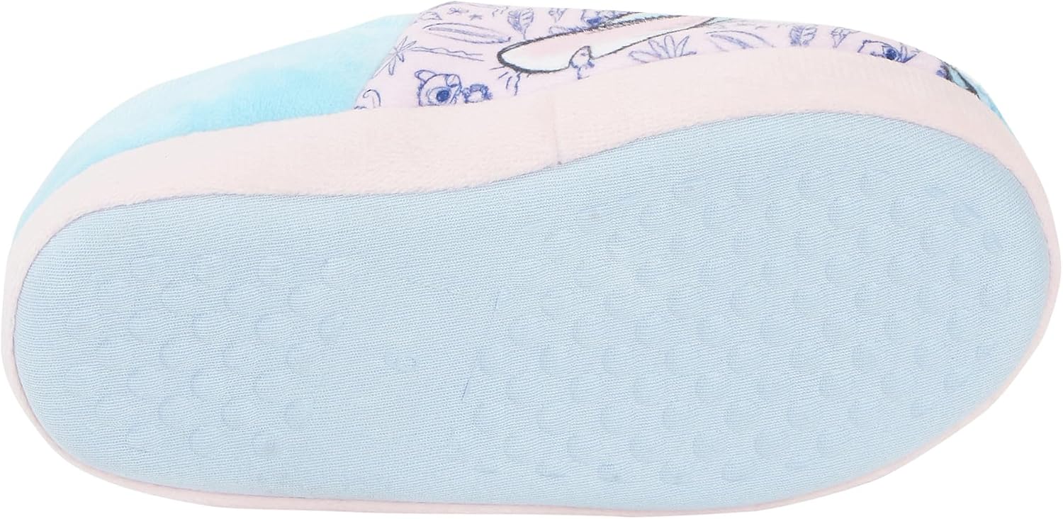 Disney Girls Stitch Slippers for Kids Stitch & Angel Slip On Warm House Shoes Mules