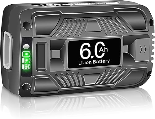 DSANKE - Repuesto iBAT40XRP de 40 V 6.0 Ah para Snow Joe + Sun Joe de 40 voltios iBAT40 iBAT40XRP iBAT40XR-RM iBAT40-RM Batería compatible con Snow