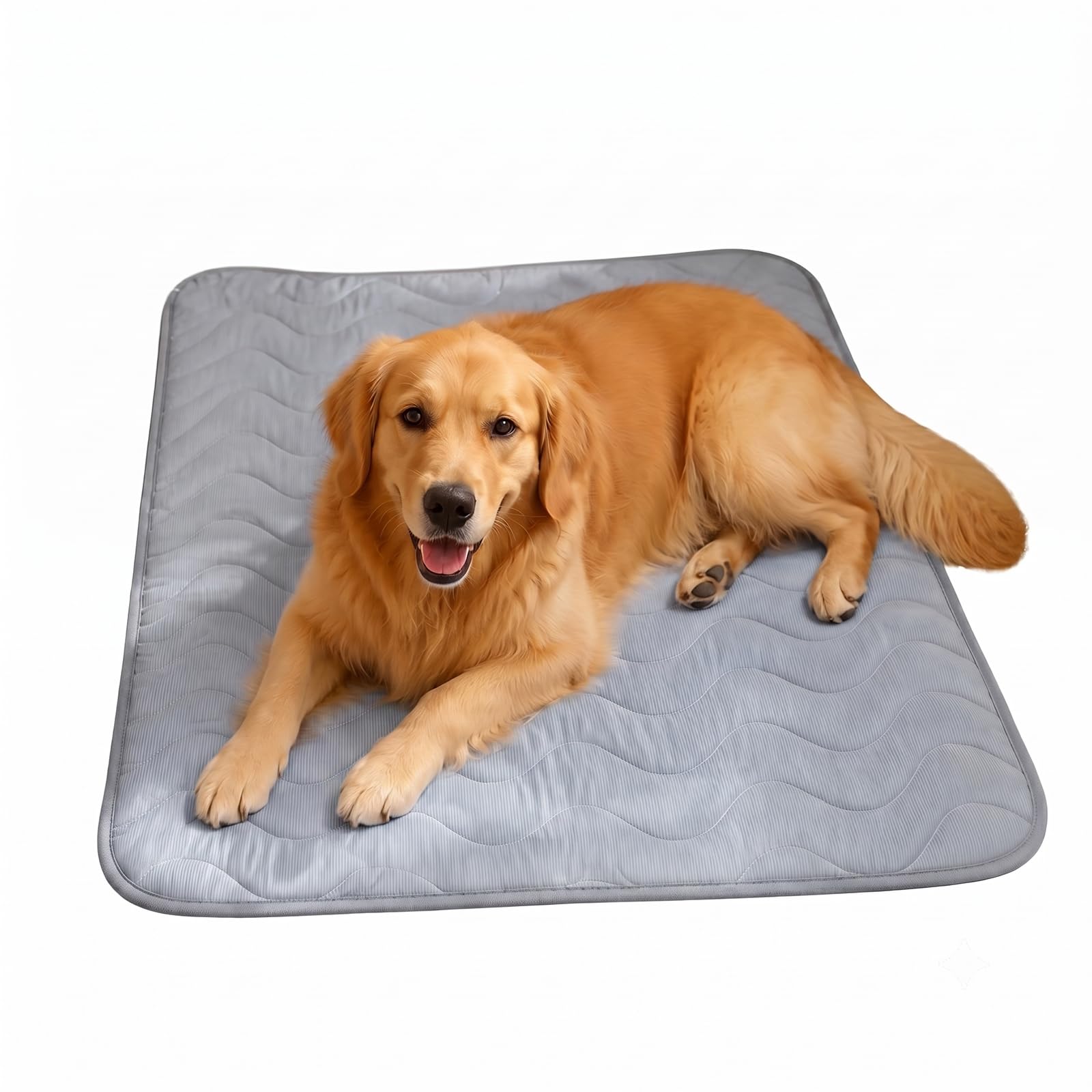 Cojín de refrigeración para perros autorefrigerante para verano, gris: XXL | Para el hogar y de viaje, adecuado para el coche, autorefrigerante, no necesita electricidad