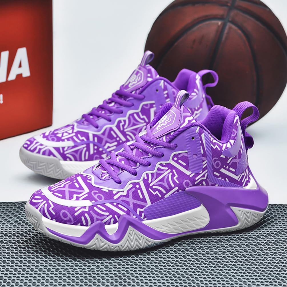 Męskie buty do koszykówki, buty sportowe, lekkie, oddychające, amortyzujące wstrząsy, męskie buty do koszykówki, do biegania, sportowe trampki, Mt D37, 45 EU