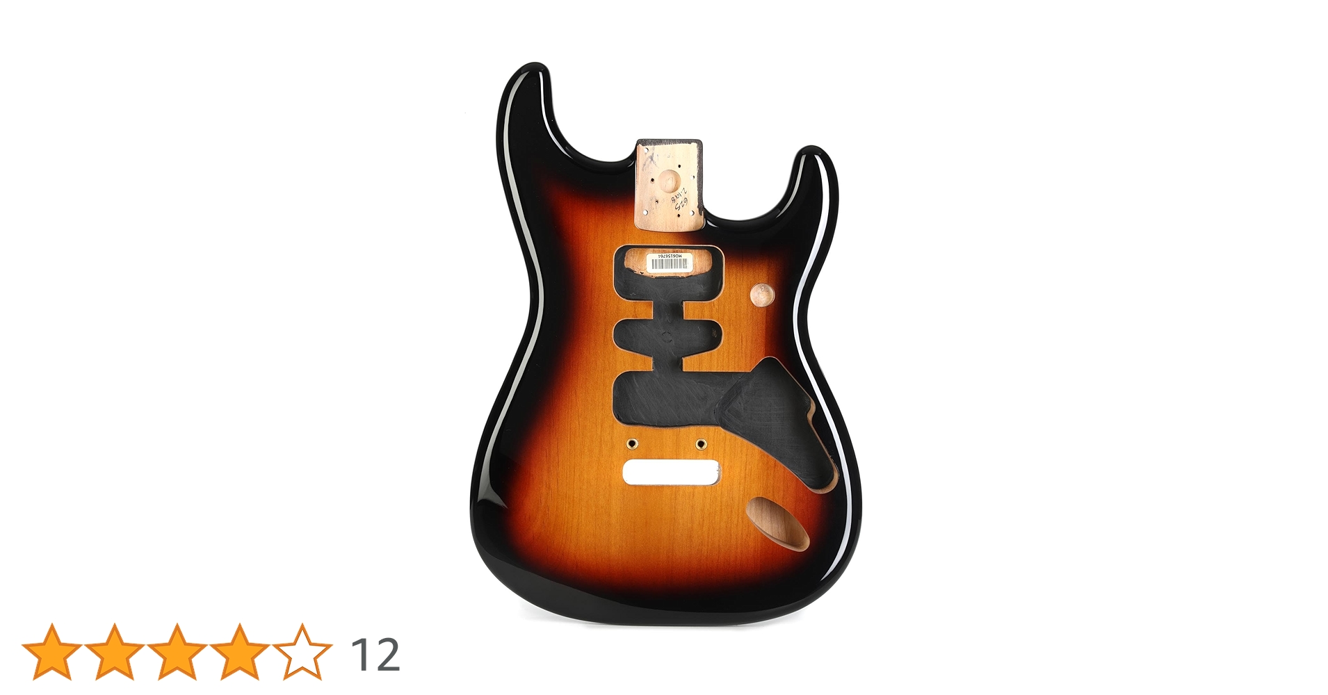 Fender Deluxe Series Stratocaster Body, Alder, 3-Color Sunburst
