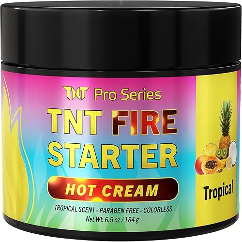 Hot Sweat Cream - Gel potenciador para el sudor TNT Pro Ignite - Crema caliente termogénica para un máximo sudor gel corporal aroma tropical 65 onzas
