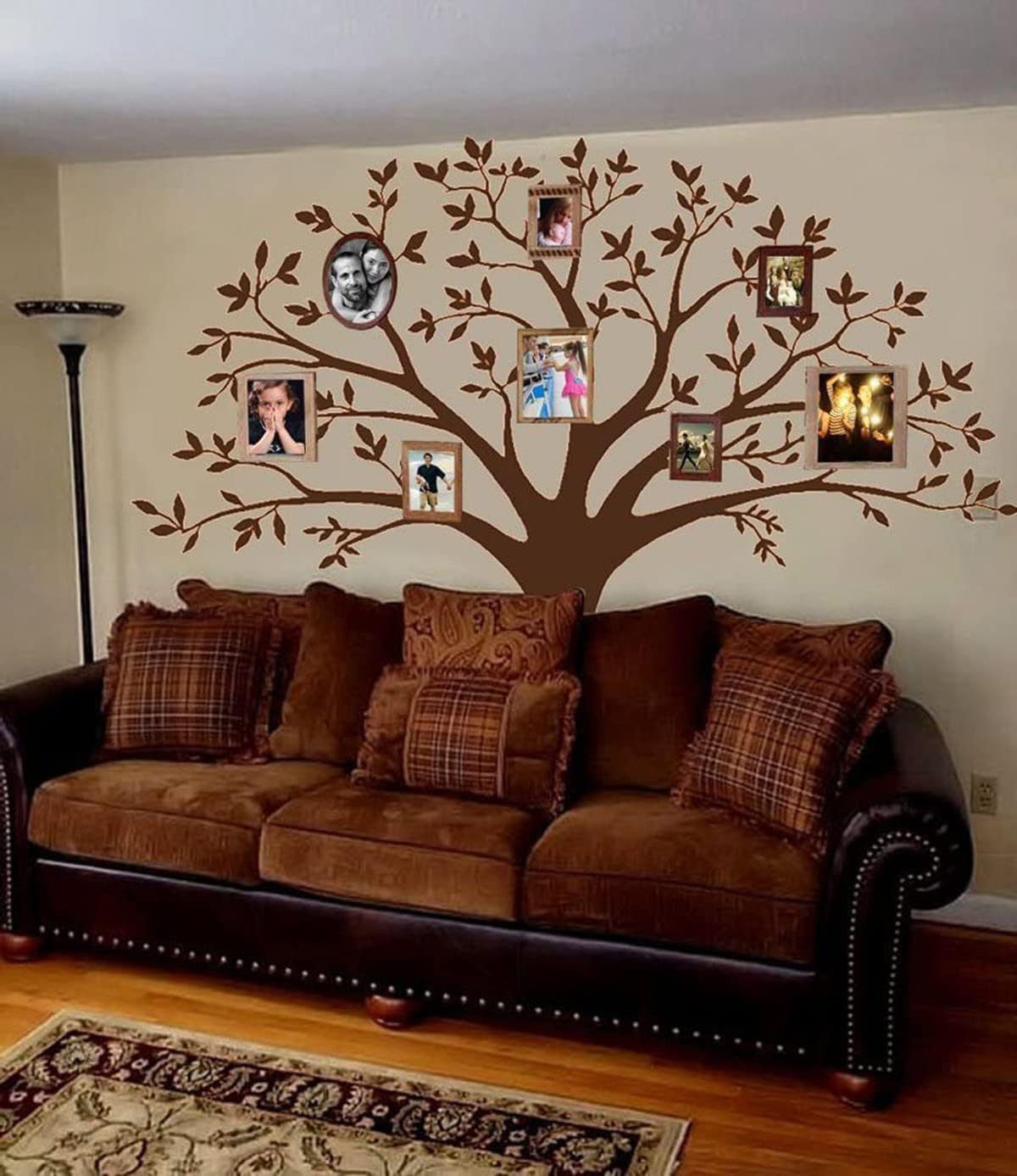 LSKOO Large Family Tree Wall Decal with Family Llike