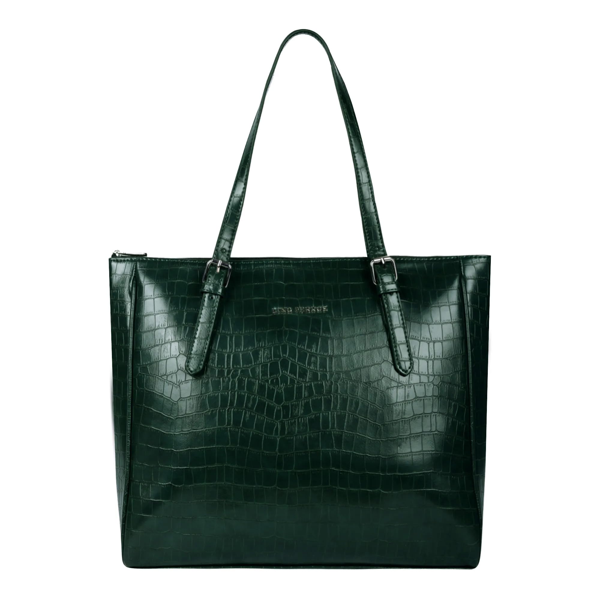 Lino Perros Womens Green Croco Print Handbag (B0CQG4WL3B) Amazon Price History, Amazon Price Tracker