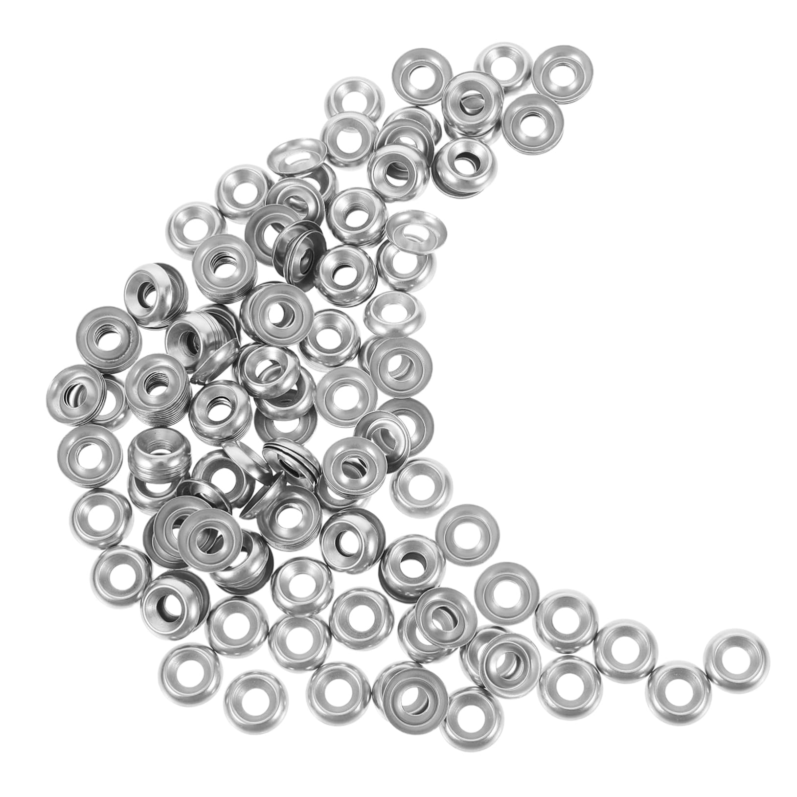 CIYODO 200pcs Stainless Steel Washers Set Concave Convex Gasket Washers Countersunk Flush Seal Automotive Construction Use