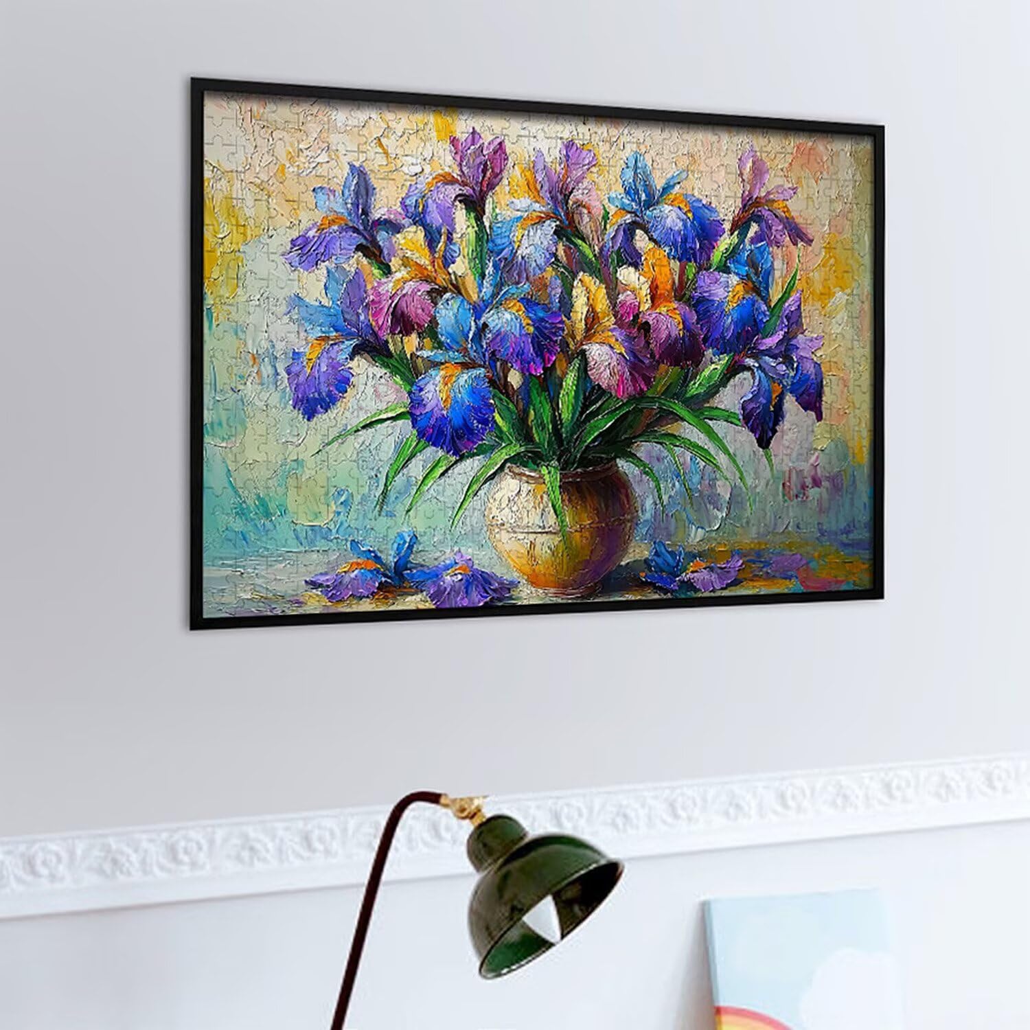 Puzzle 1500 elementów dla dorosłych puzzle dla dorosłych 1500 elementów puzzle wymagające i drażniące mózgi edukacja gra dla całości, prezenty dla mężczyzn, motyw puzzli: (Wazony kwiatowe) h-388