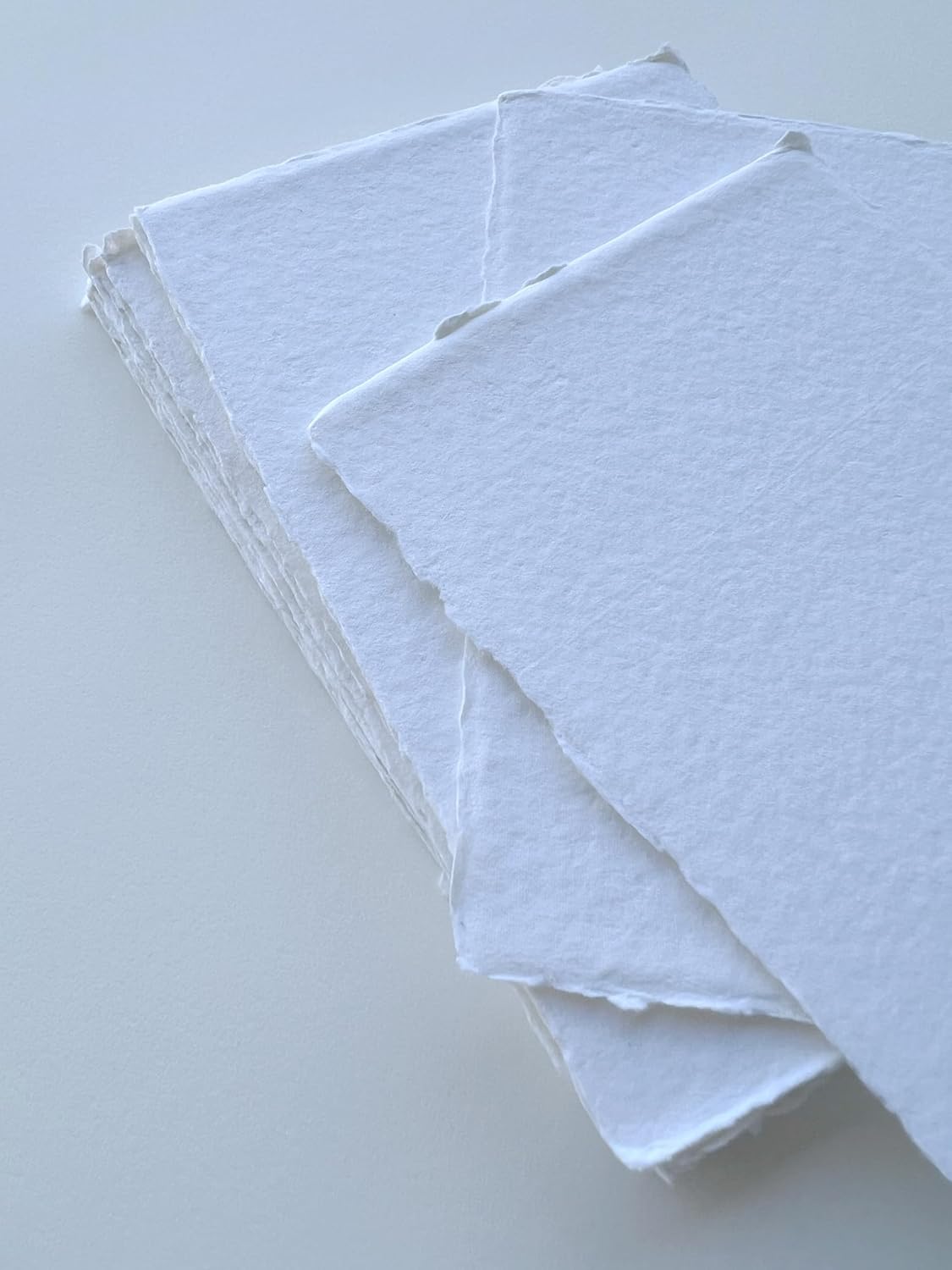 Cotton Paper 300gsm, 4.25 x 6 inches, Pack of 25, Off-White, Heavy Weight, Perfect for Wedding Invitations, Save the Dates, Greeting Cards, Paintings, Printing, Mixed Media Paper
