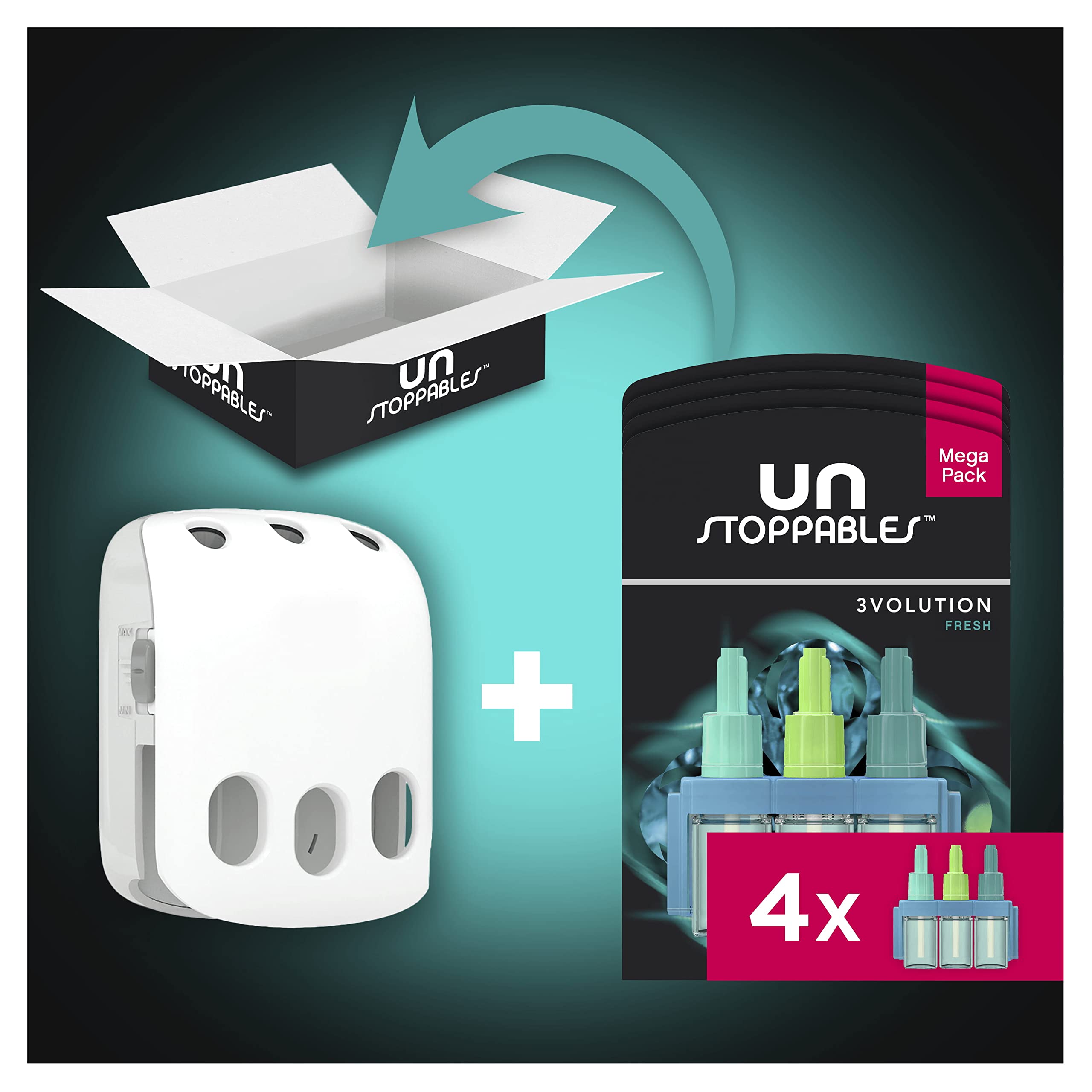 Buy Febreze Unstoppables Air Freshener Plug In Fresh Starter Kit With