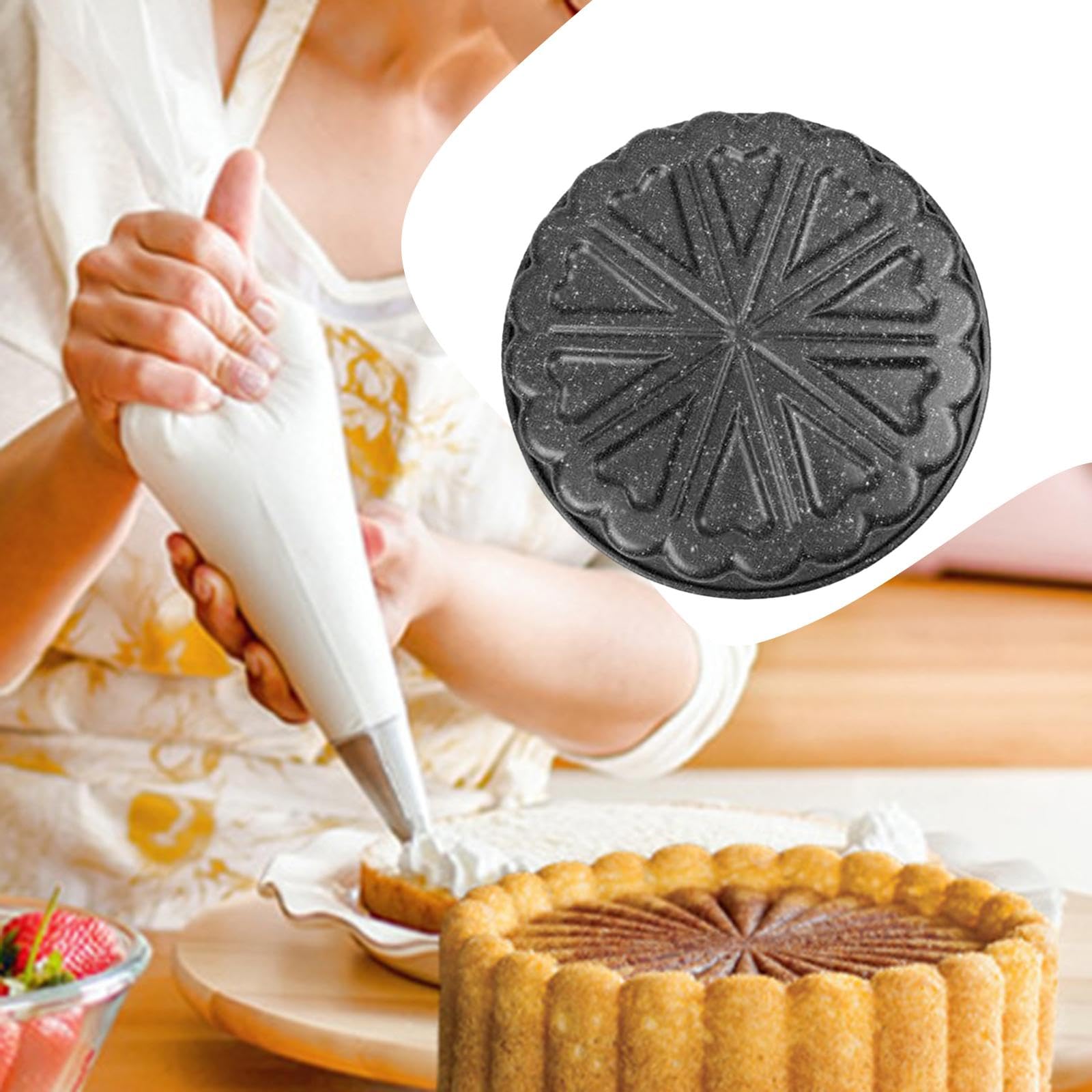 Antihaft Backform Kuchenform Backblech Aluminiumlegierung Backform Küchenwerkzeug Sicheres Design Einfache Reinigung für Backen Zuhause Küche Esszimme, Style A