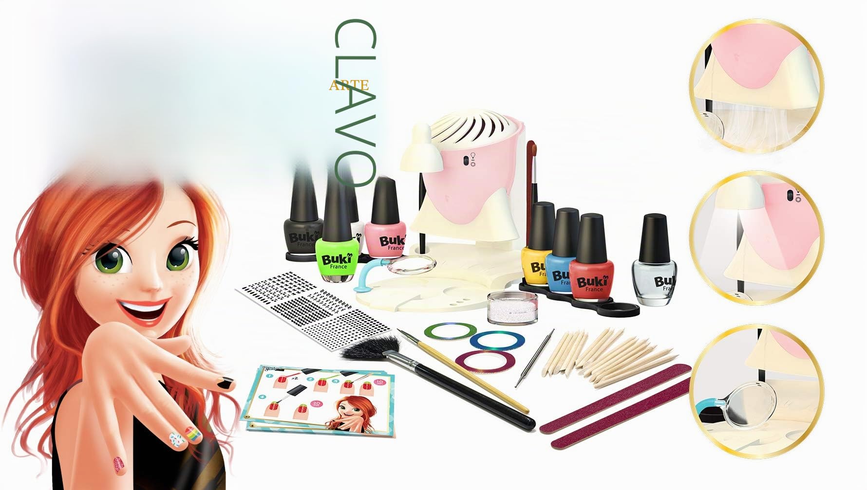 Buki France 5404 - Professional studio - Nail art