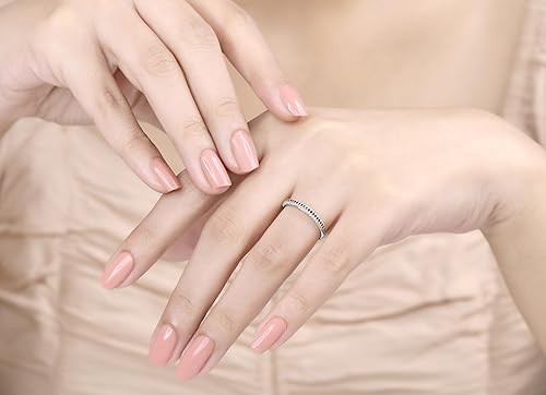 Miniatura 2 de Dazzlingrock Collection Anillo de boda redondo de zafiro azul y diamante blanco para mujer, disponible en oro de 10 quilates