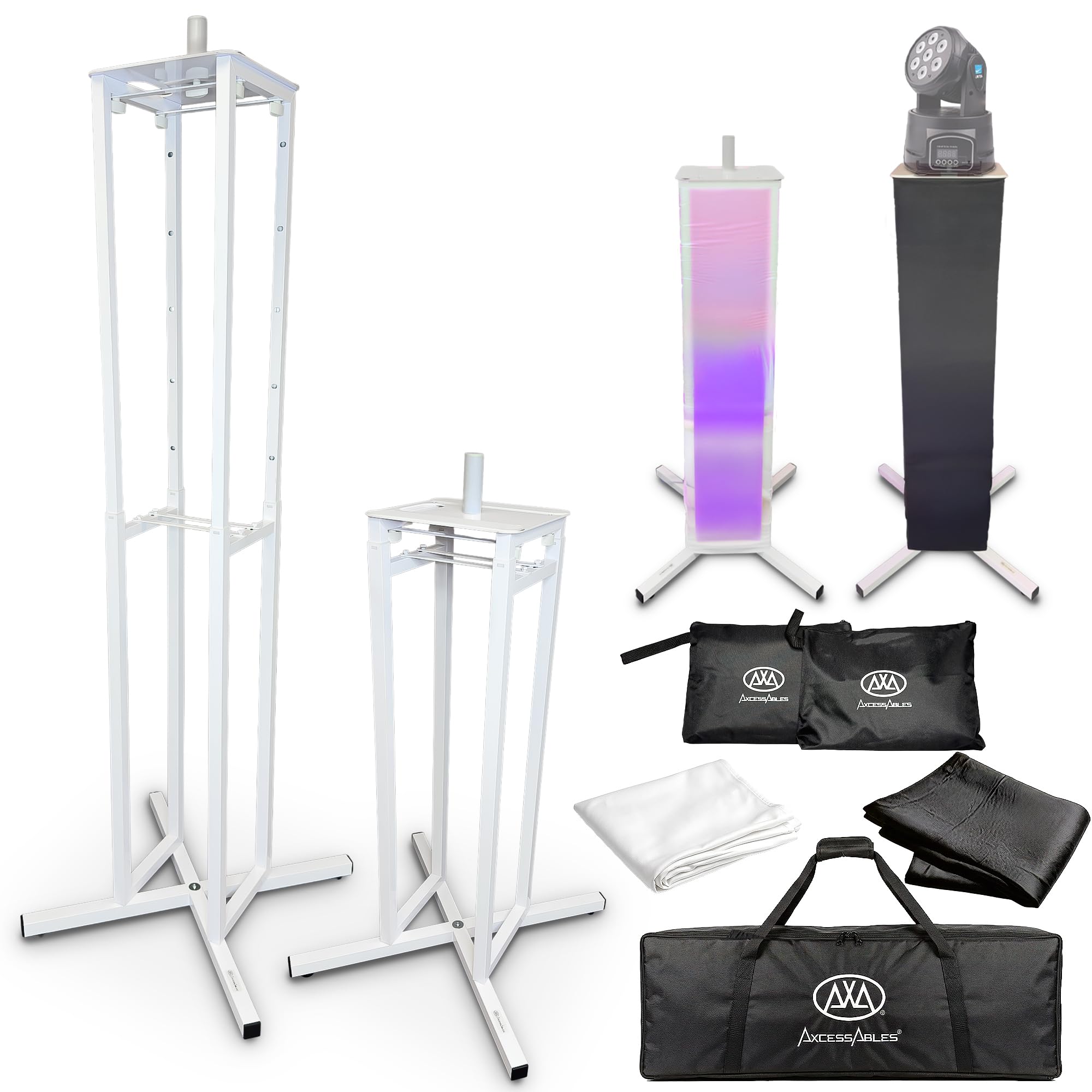 Amazon.com - AxcessAble Two (2) Moving Head Light Totem Stands