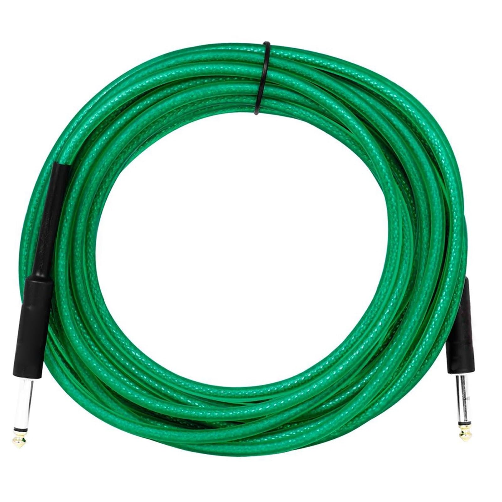 Kabel Do Gitary Standardowy Przewód Gitarowy Kabel Linii Wyjściowej Redukcja Szumów Ekranowany Wzmacniacz(10M Green)