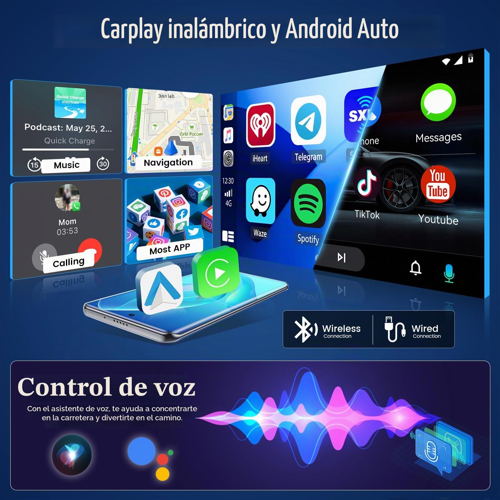 Hikity 2+64G 9" Radio Android para BMW E46 1999-2005 CarPlay