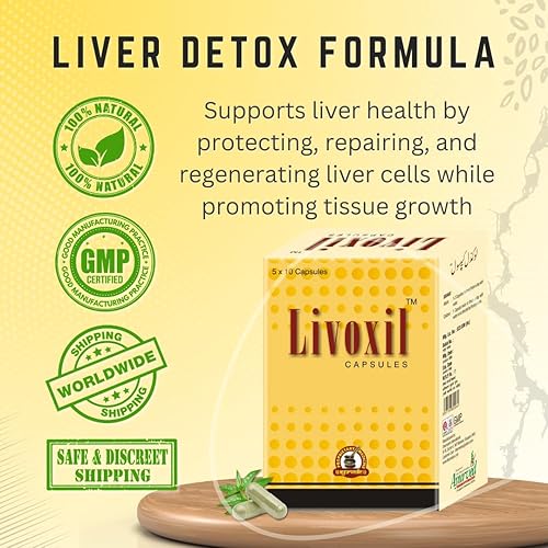 Miniatura 4 de Livoxil Liver Cleanse Detox & Repair Fórmula de hígado graso - Suplemento natural para la salud del hígado - 200 cápsulas