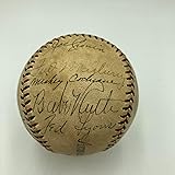 Babe Ruth & Lou Gehrig 1933 First All Star Game Signed Baseball JSA COA - Autographed Baseballs