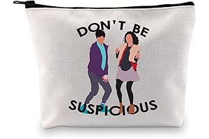Park & Recreation TV Show Inspired Makeup Bag DON'T BE SUSPICIOUS