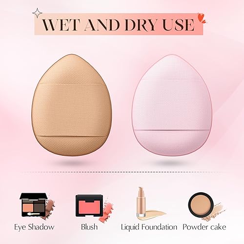 Miniatura 10 de 72 piezas de esponja de maquillaje suave para maquillaje, polvo facial, ajuste debajo de los ojos, corrector, crema reparadora, herramienta