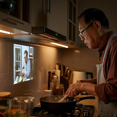 Miniatura 6 de Miroir Proyector portátil inteligente HD M200S - Transmisión de TV Android, enfoque automático, altavoces integrados, USB-CHDMI, Wi-FiBluetooth,