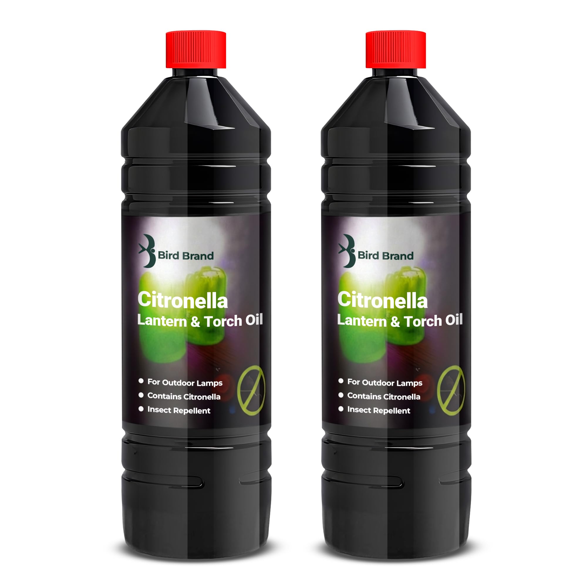 Quebec Insect Repelling Citronella Lamp Lantern and Torch Oil 2x1L – Outdoor Garden Torch Fuel with Citronella Essential Oil, Long Lasting Burn, Patio Mosquito Lantern Oil for Garden Camping