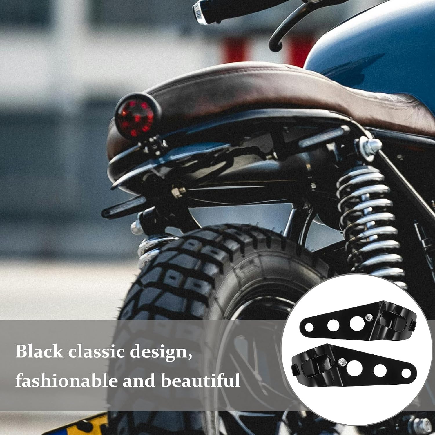 Garneck 2pcs Motorcycle Headlight Bracket Mount Aluminum Alloy Front Fork Bracket Fits 31mm-39mm Secure and Stable Fit for Motorcycle Headlamp Mounting