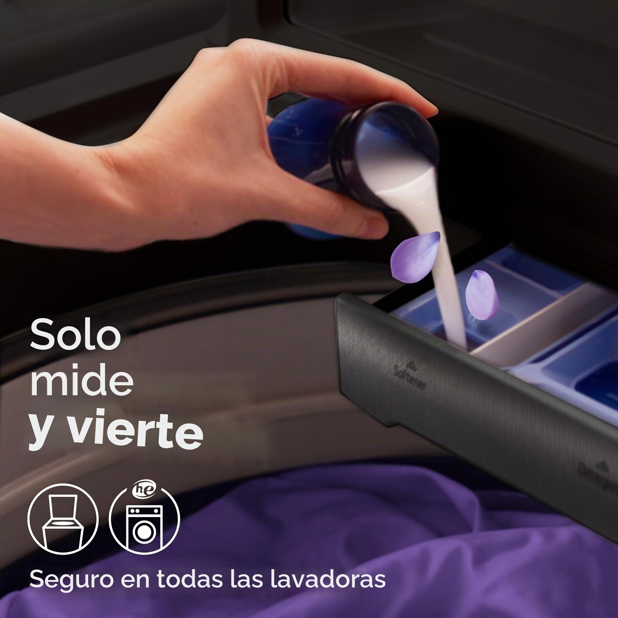 Downy Infusions - Suavizante de tela para ropa líquido, aroma tranquilo, lavanda y vainilla, 56 onzas líquidas (paquete de 2)