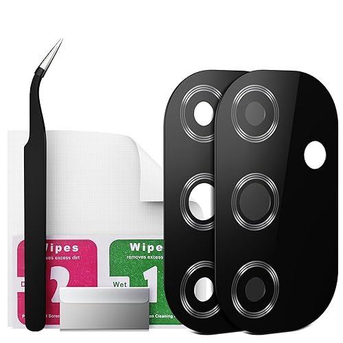 2 Packs Lentille Caméra pour OnePlus Nord N100 Vitre Appareil