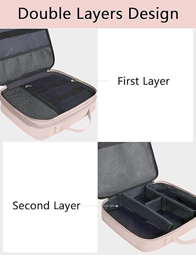 Miniatura 14 de MATEIN Estuche organizador de artículos electrónicos, bolsa de almacenamiento de cables grande, funda de transporte resistente al agua con asa, Gris