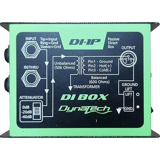 Dynatech DI-1P Passive DI Box