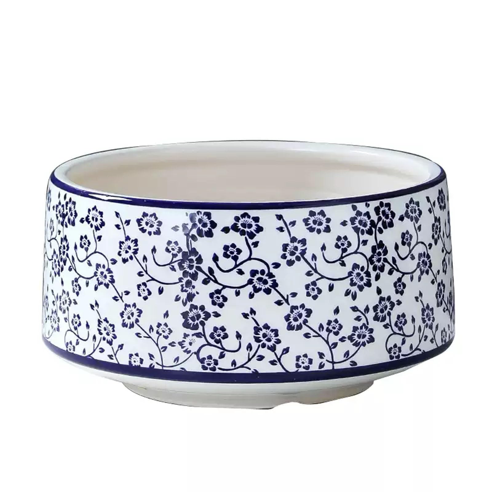 Xiehemao One Color Blue And White Porcelain Flowerpot, Ceramic Succulent Plant Pots