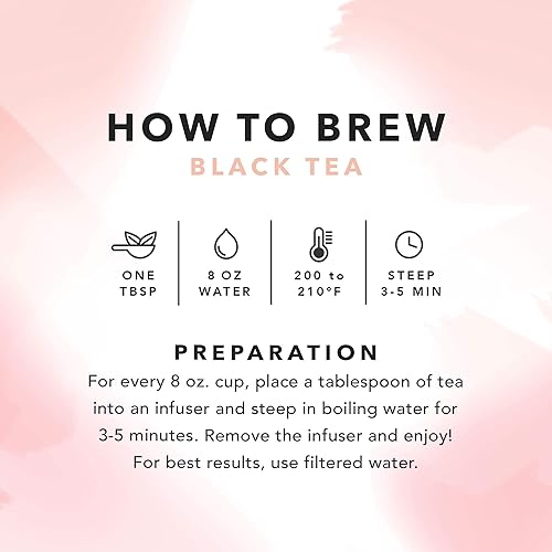 Miniatura 4 de Pinky Up Té de hojas sueltas Chai Latte  Té negro orgánico de hoja entera 40-60 mg de cafeína por porción naturalmente libre de calorías y sin