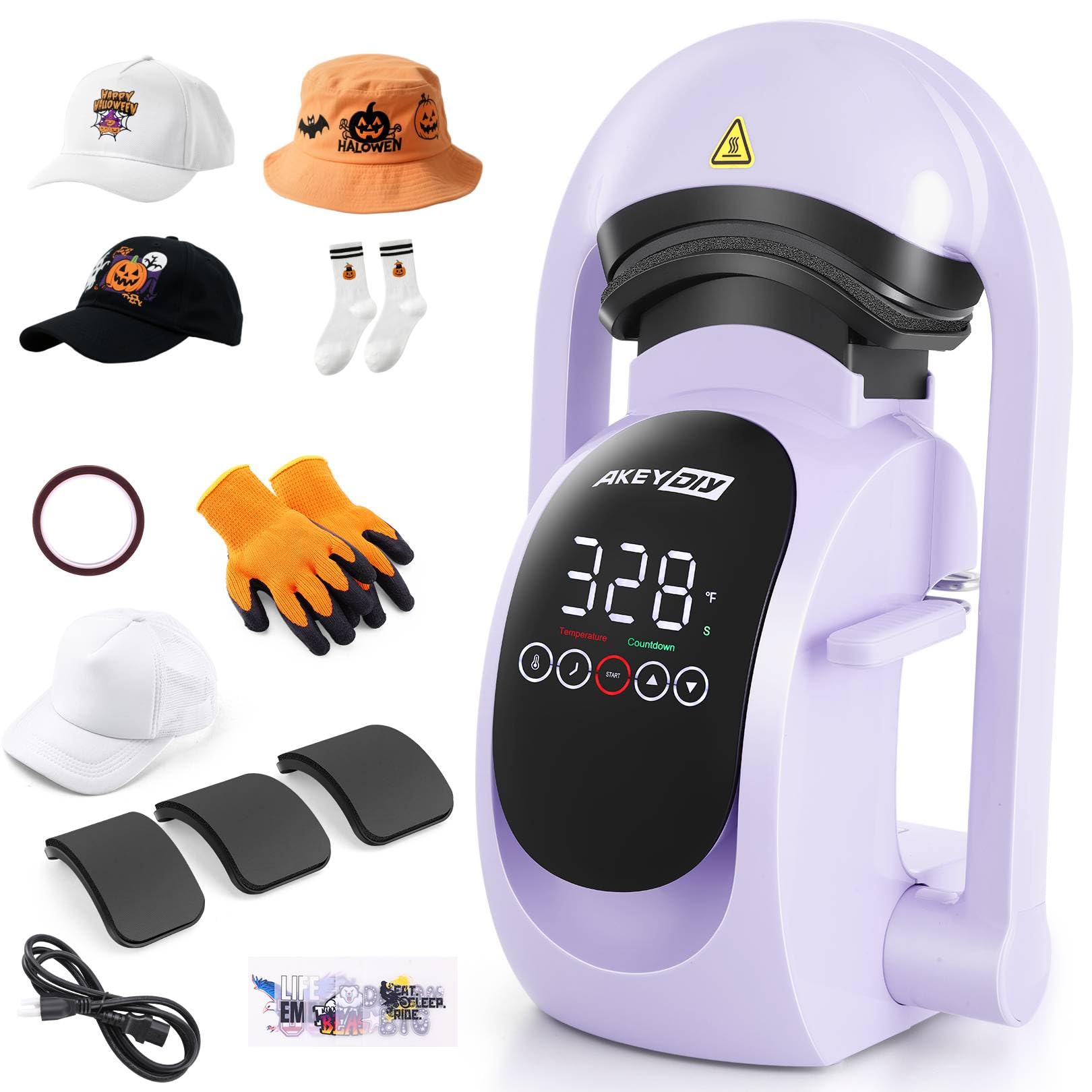 Presse à chaud automatique 3 en 1 machine sublimation textile et objets à écran tactile