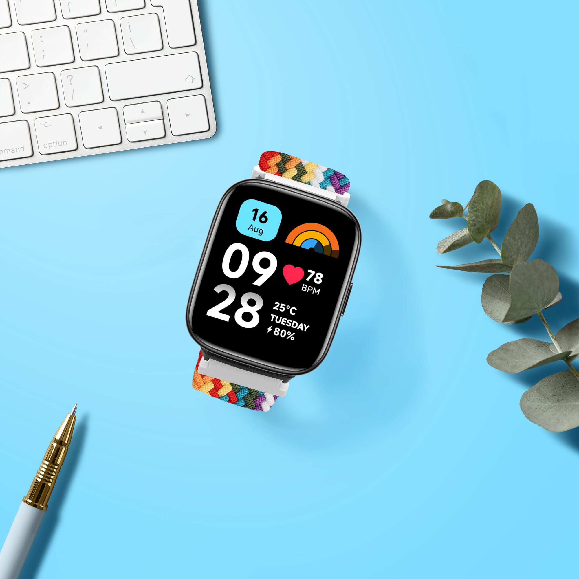 Image secondaire de Bracelet en Nylon Multicolore pour Xiaomi Redmi Watch 3 Active