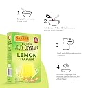 BAKERS Jelly Crystals | Lemon Flavour | 100% Vegetarian | Tangy and Summer Taste | Easy-to-Make Recipe | Instant Premix Pack of 6 (90 gm x 6) gallery image