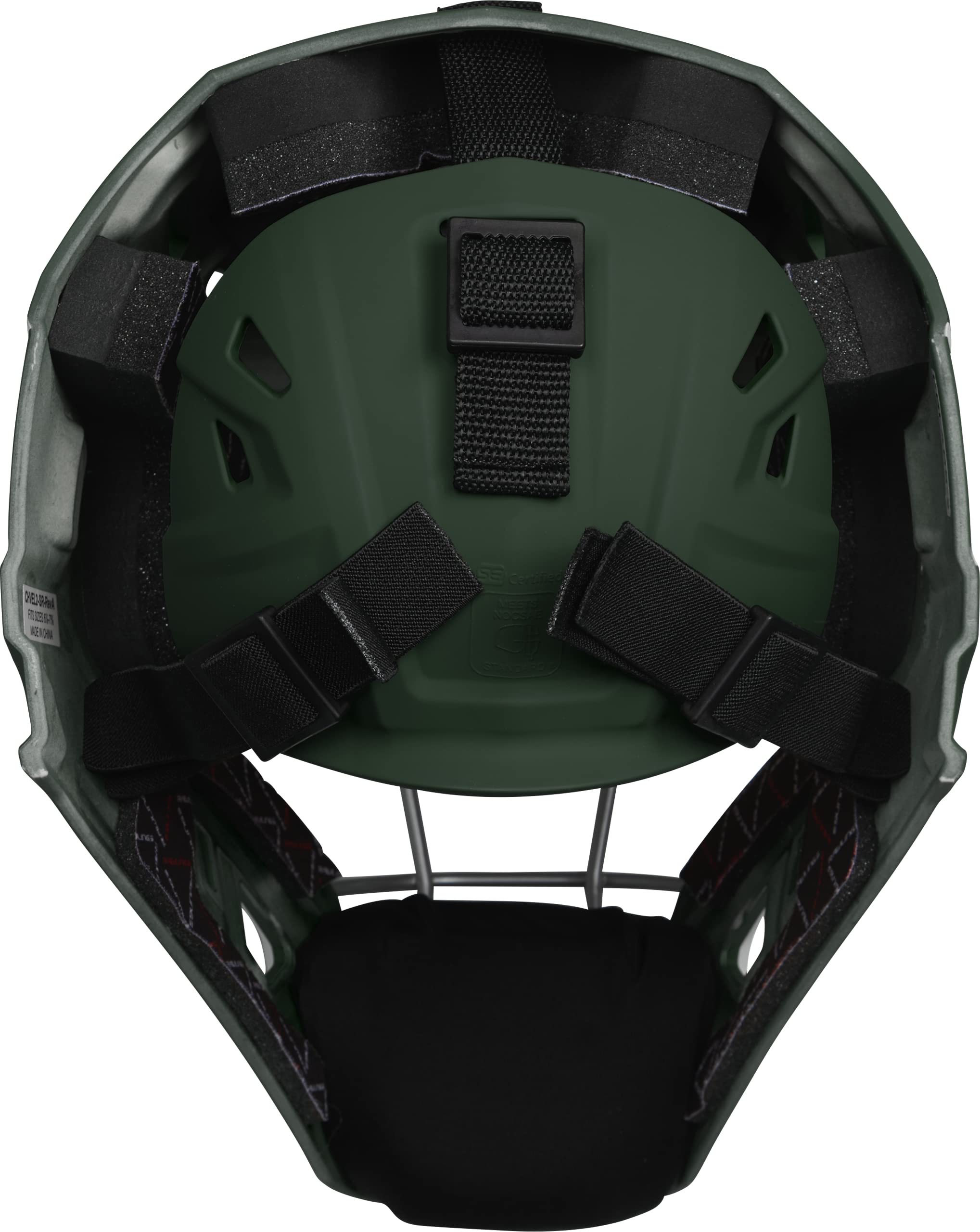 Casque De Catcher Rawlings VELO 2.0 – Senior (7 1/8 - 7 1/2) – Bleu Marine & Blanc – Occasion