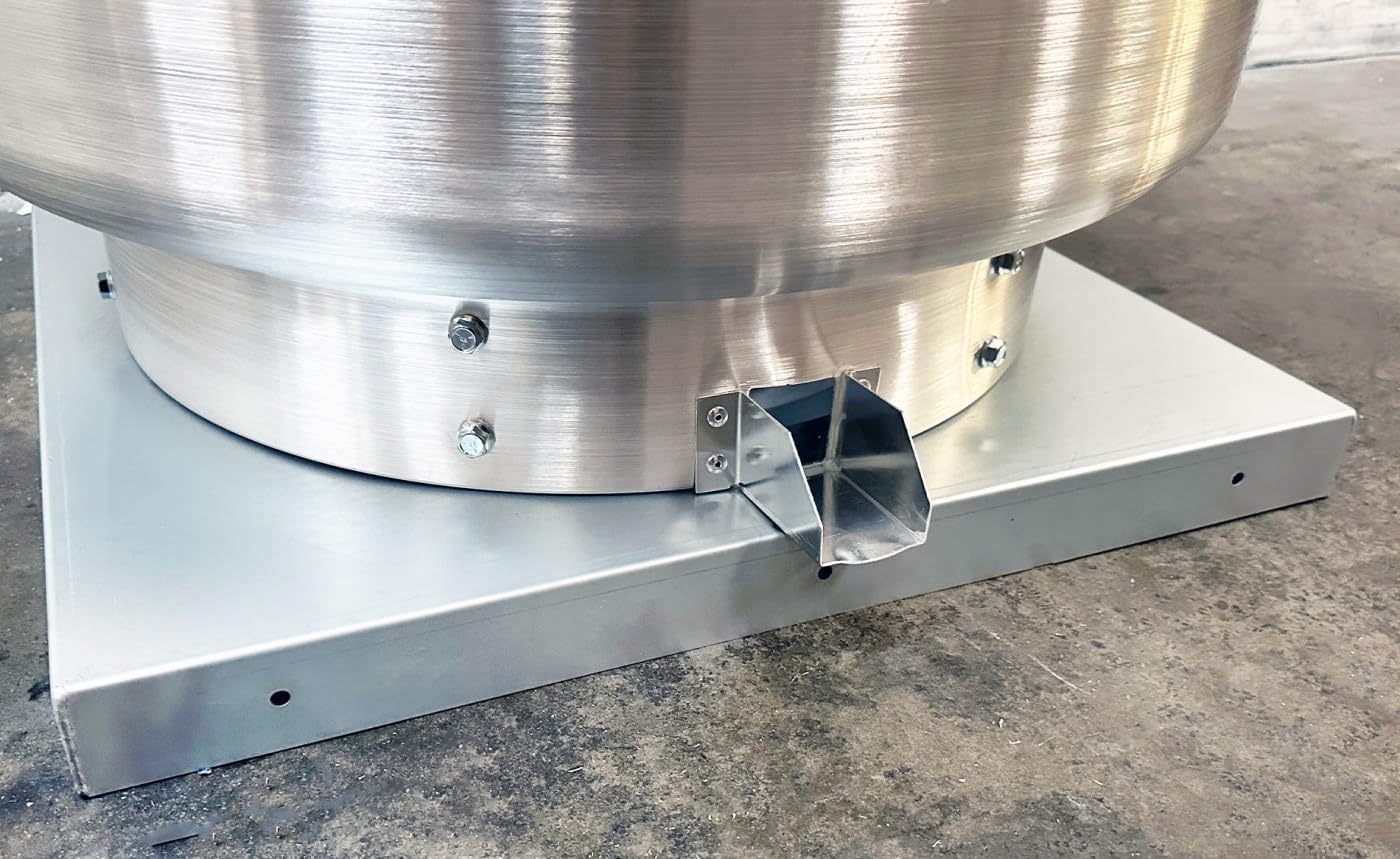 cooler depot Commercial Exhaust Fan 1hp, 2100 to 3900 CFM, NSF Certified for Restaurant Kitchen