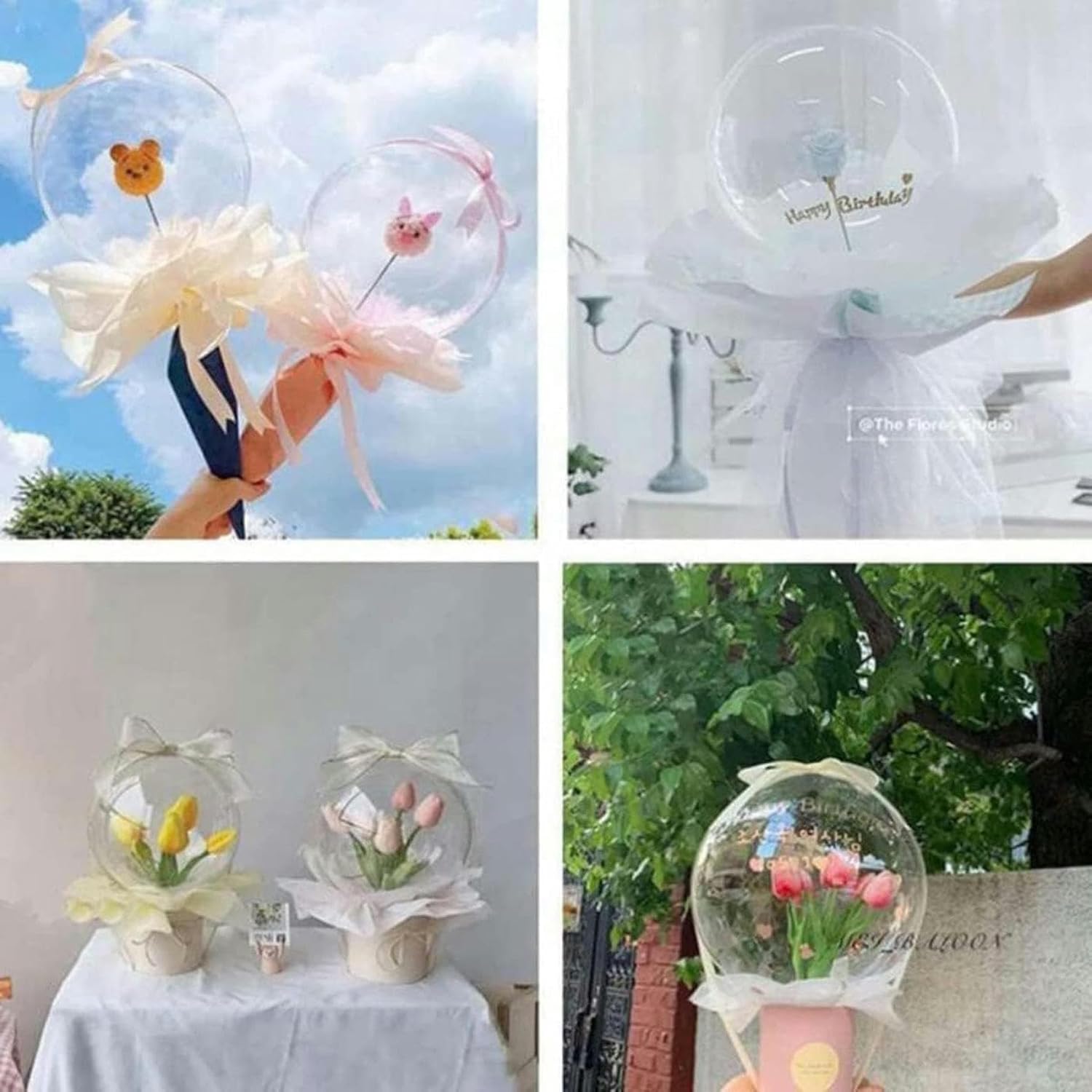 Balloon Stuffing Machine Balloon Expander with Balloon Pump Balloon Filling Machine for Stuffing Plush Toys Balloon Bouquets Gifts Wrap