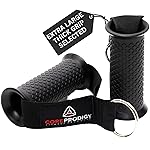 Core Prodigy Heavy Duty Exercise Handles Extra Large Size - Grip Attachments for Cable Machine Pulleys, Gym Equipment, Resistance Bands, and Weight Lifting (Fat/Thick)