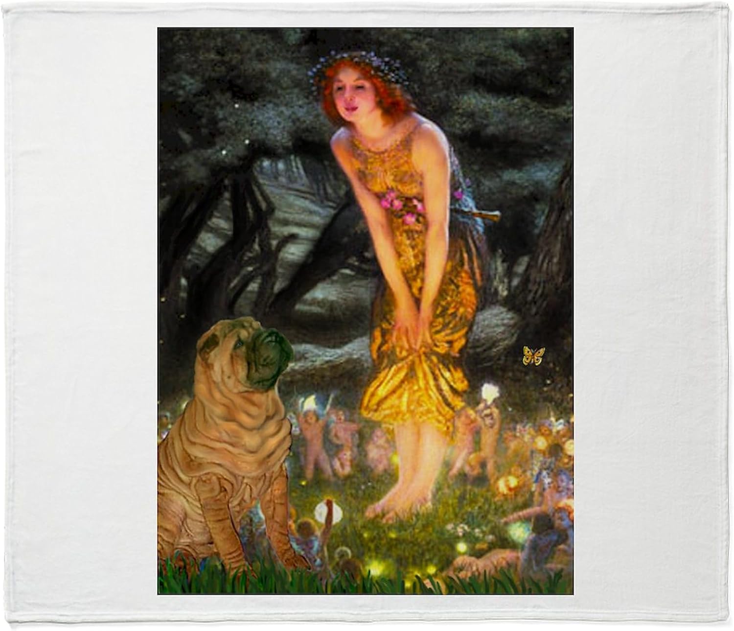 CafePress Shar Pei Attitude Throw Blanket Super Soft Fleece Plush Throw Blanket, 60"x50"