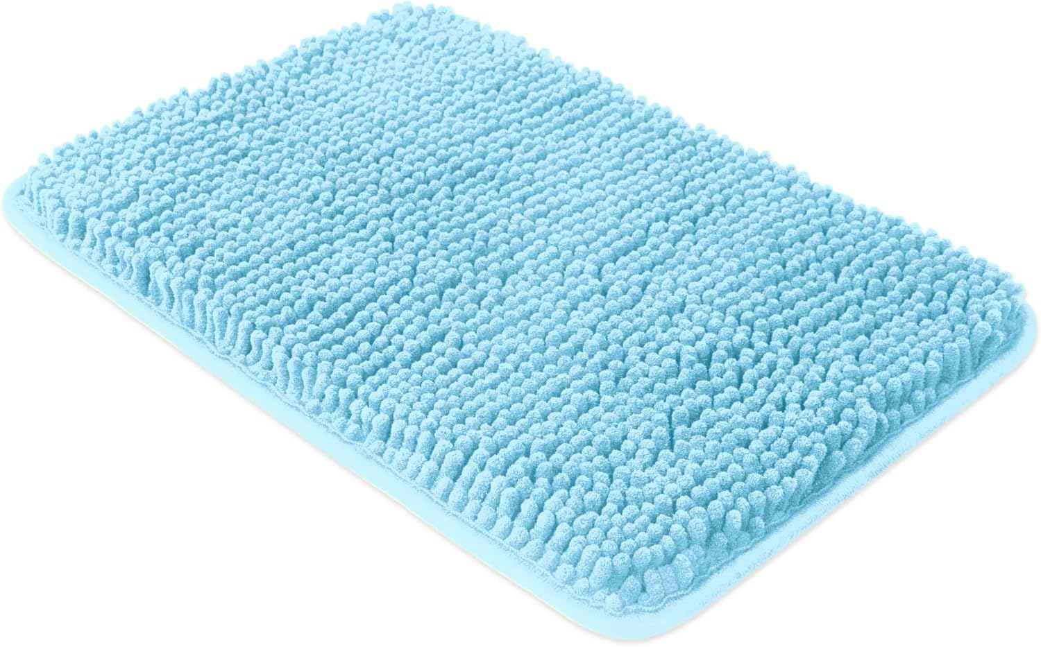 Yeaban Small Bathroom Rugs Thick Chenille Bath Mats