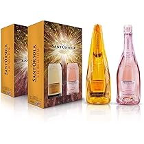 Sant’Orsola – Set Prosecco D.O.C. Millesimato Extra Dry e Rosè Millesimato, da Uve Glera e Pinot Nero, Gusto Extra Dry con Note Fruttate e Floreali, 2×750 ml