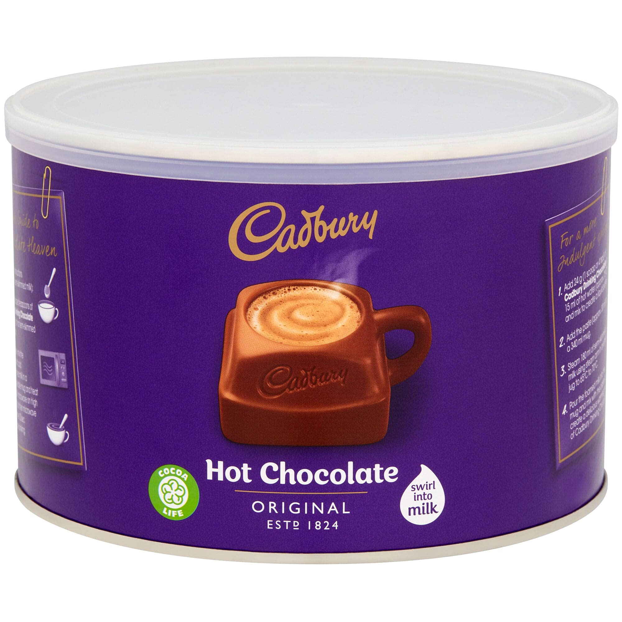 Cadbury s Boire du chocolat Ajouter du lait 1000g