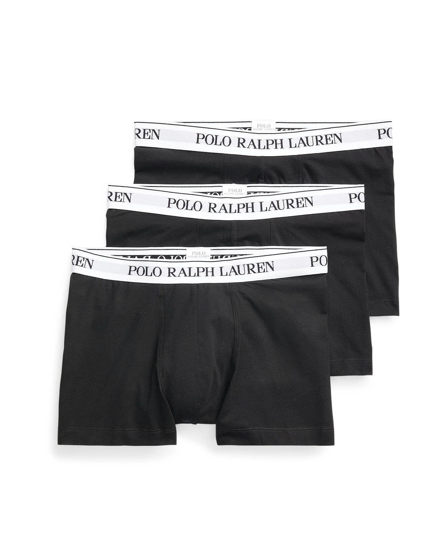 3 Pack Of Classic Stretch Trunks Men's Cotton