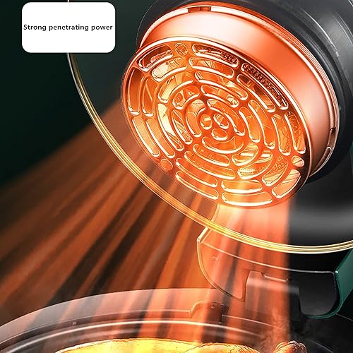 Miniatura 6 de Freidora eléctrica sin humo, freidora de aire de 6 litros de grasa profunda con ventana de visión, controles de temperatura ajustables para pollo