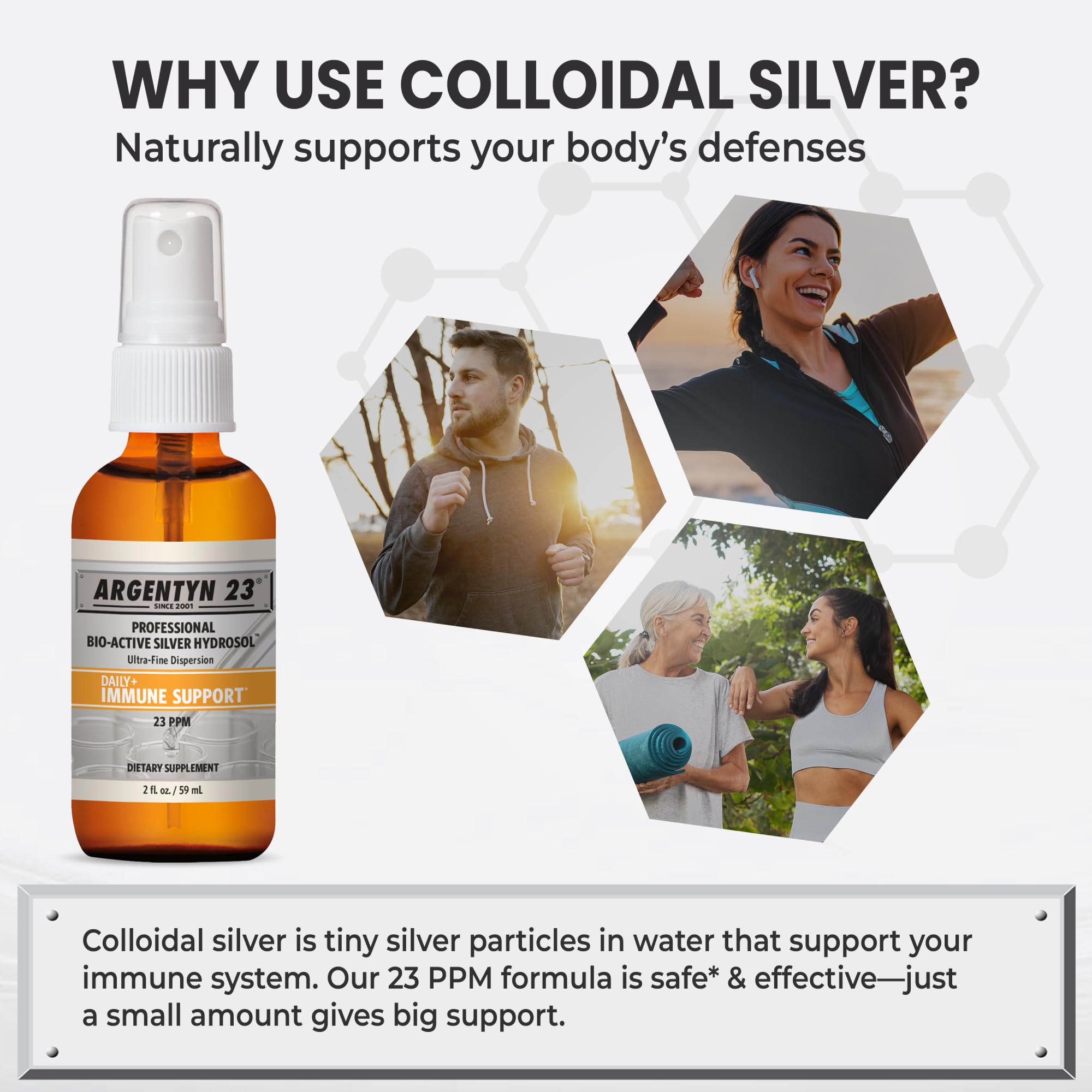 Argentyn 23 Professional Immune Support, Colloidal Silver, 2 fl oz (59 mL) — Amazon image 4