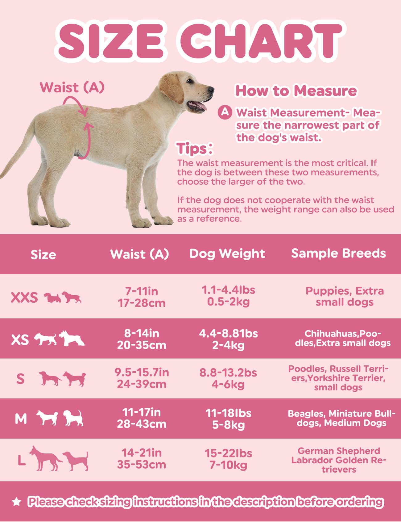 Dono pannolini per cani femmina,48 pz.,assorbenti per cani,pannolini cane,mutande cane femmina,con indicatore di umidità,incontinenza,eccitazione urinaria,i cani in calore,XS,S,M,L