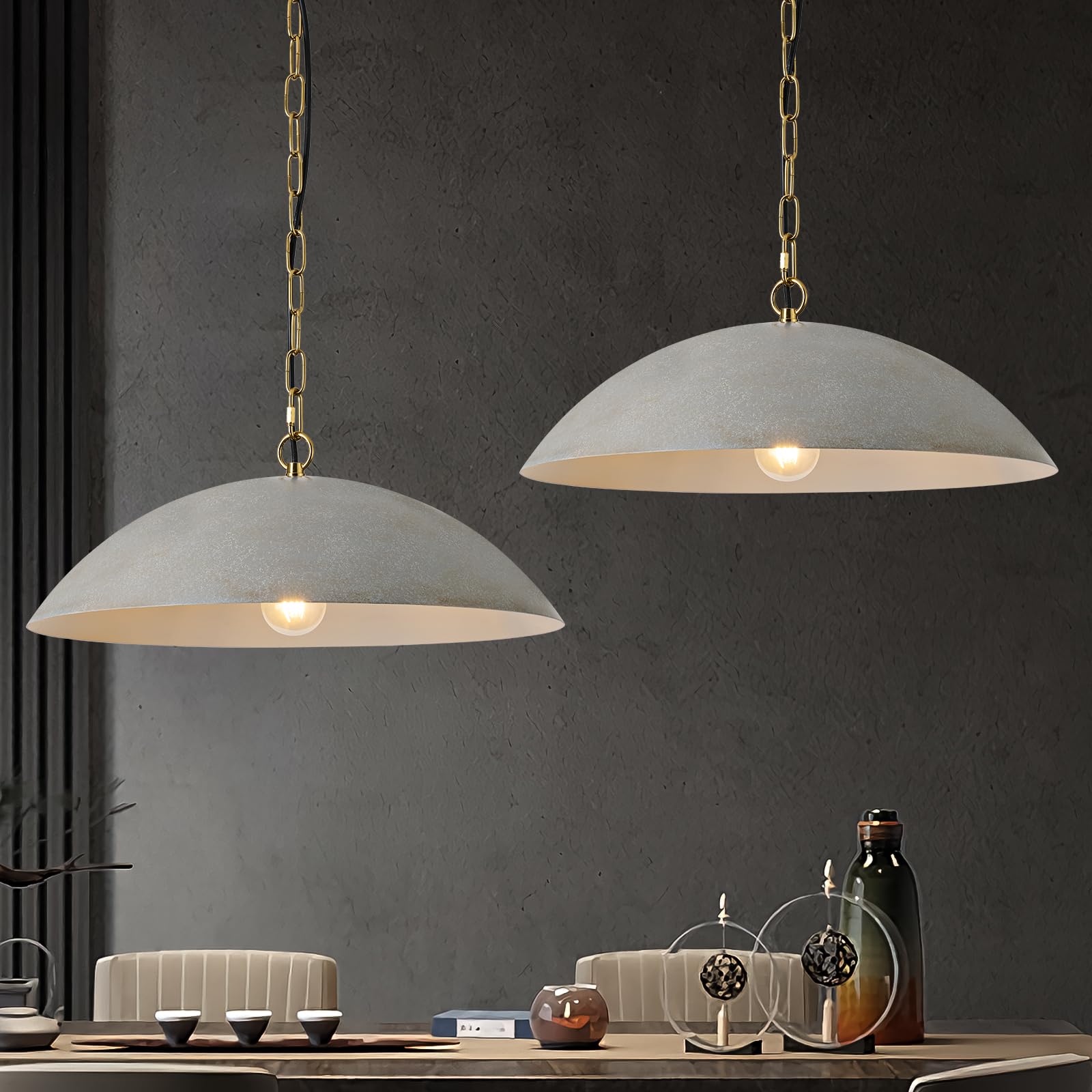 View 1 of ***FACTORY SEALED*** Ludil 20" Large Pendant Light (2 Pack)