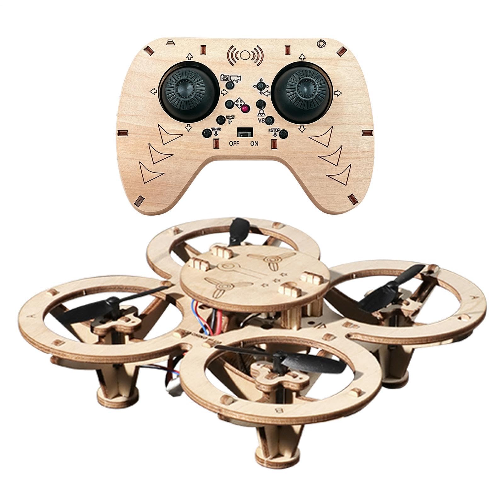 Kit Di Montaggio Drone Giocattolo Volante Radiocomandato Con Assemblaggio | Drone A Da Costruzione Per Bambini Compleanno Hobby Attività Casa Interno Festa Vacanza Casa Giochi Scuola