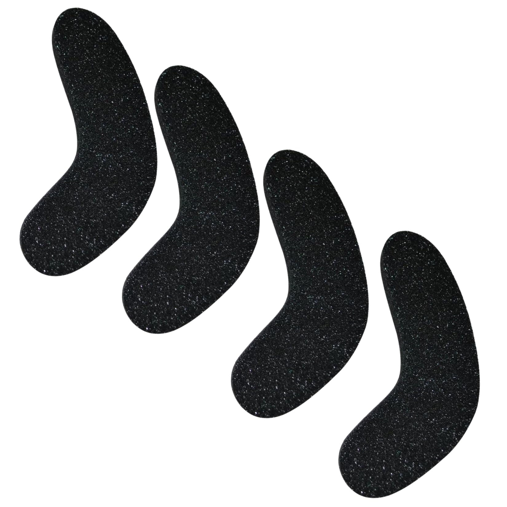 Covey Sports Ski & Snowboard J-Bar Boot Fitting Pads - (Pack of 4) - Foam Padding to Reduce Heel Lift & Ankle Blisters While Skiing or Snowboarding, Also Called L-Bar Ski Boots Inserts Pad