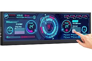 12.6" IPS FHD Widescreen Monitor, Transparent OLED Laptop Sub-display